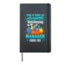 This Is What An Awesome Housekeeping Manager Looks Like Hardcover Journal, Black