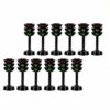 Thonlai 12 Pcs Mini Traffic Light Toy Set for Kids Learning Play Safe Road Signals 4.57x1.77x1.18in