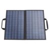 Thonlai 80W Polycrystalline Solar Panel Kit Portable Charger with Angle Adjust Meter for Outdoor Use USB Devices Travel