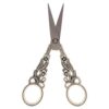 Thonlai Durable Craft Scissors with High Sharpness Vintage Style for Sewing and Yarn Crafts Stainless Steel 1 Piece