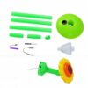 Thonlai Rechargeable Sunflower Bubble Maker with Adjustable Height for Garden Gatherings LED Decor 19x119cm