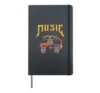 Three Monkeys - Vintage Graphic Monkey Music Lover Hardcover Journal, Black