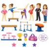 Thryvomniq Little Girl Big Dream Samantha Peszek Felt Story Set