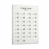 Tibetan Alphabet Chart Education Poster (3)