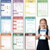 TICIAGA Kids Pretend Play Notepads - 10PCS 4x6 In Playtime Pad Included Today’s Lesson Homework Report Card Notepad 30 Page Pretend Notebook Imaginative Role for Toddler Kid Play Game, School Teacher