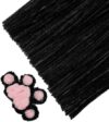 Tiehuoxia 200pcs Pipe Cleaners [Black] Thick Chenille Stems for DIY Crafts & Art Projects, Beginner's Manual Included