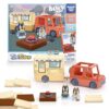 Tile Town Bluey Heeler Camper Magnetic Tile Set, 13 Pieces