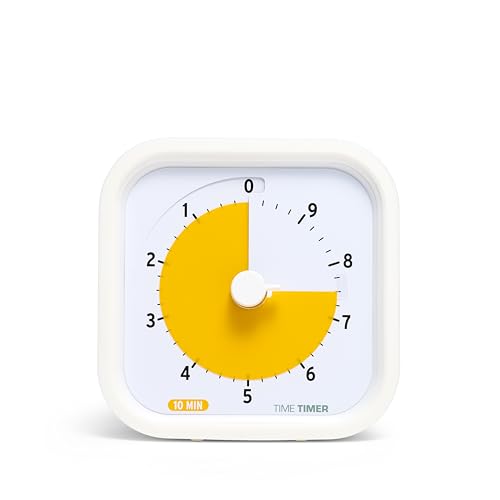 TIME TIMER 10 Minute MOD Education Edition — Visual Timer with Desktop Software for Kids Classroom Learning, Productivity Timer, Study Tool and Office Meetings with Silent Operation (10min)