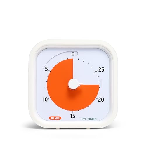 TIME TIMER 30 Minute MOD Education Edition — Visual Timer with Desktop Software for Kids Classroom Learning, Session Timer, Study Tool and Office Meetings with Silent Operation (30min)