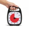 TIME TIMER Plus 60 Minute Desk Visual Timer - Countdown Timer with Portable Handle for Classroom, Office, Homeschooling, Study Tool with Silent Operation (Charcoal)