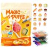 Timetome Magic Puffy Paint, 3D Art Crafts for Kids, Paint by Numbers Kit