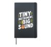 Tiny Instrument Big Sound - Ukulele Hardcover Journal, Black