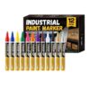 Tire Paint Pen 12-Piece – Waterproof Fast Drying Marking Pen