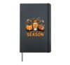 Tis the Season Fall Football Lover Design Gift Men Women Hardcover Journal, Black