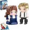Titanic Lover Building Blocks Set, Q Version Jack & Rose Brick Figures