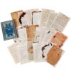 TKOWTB Scrapbook Paper Vintage Designs Pack for Journals and Collage Use