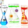 TKTM Liquid Motion Bubbler 3 Pack, Quiet Visual Calming Timer Toy