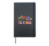 TK Vibes Transitional Kindergarten Teacher TK Student Hardcover Journal, Black