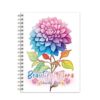 Tlenpo Coloring Books for Adults, 50 Spiral Single-Sided Flower Designs