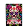 Tlenpo Sugar Skull Coloring Book for Adults, 50 Single-Sided Skull Page