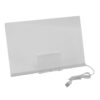 Tnfeeon LED Note Board Acrylic Dry Erase Message Board with USB and Solar Power 30 X 20 Cm 7 Color Markers Stand for Menu Display Memo Drawing At Home Office Cafe
