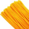 TOAOB 100pcs Golden Yellow Pipe Cleaners Bulk Craft Supplies Chenille Stems