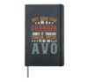 To Be An Avô Grandpa Avô Grandfather Hardcover Journal, Black