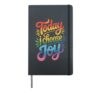 Today I Choose Joy Hardcover Journal, Black