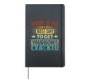 Today Is The Best Day To Get Your Bones Cracked Hardcover Journal, Black