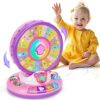 Toddler Toys for 1 Year Old Girl, Spin and Sing Alphabet Zoo with Sounds