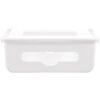 Toddmomy Desk Hidden Drawer Organizer Box White Plastic Adhesive