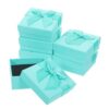 Toddmomy Jewelry Box 10pcs Pearlescent Paper with Lid and Bowknot