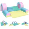 TODEFULL 10 Piece Foam Climbing Blocks for Toddlers, Soft Play Set Blocks