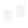 Tofficu 2pcs Partition Baffle Loose Leaf Binder Plastic File Folders Clear Dividers Notebook Dividers Page Administrative Professional Day Gifts Detachable Binder Tabs Notebook Supplies A5