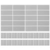 Tofficu 50 Sheets Sheets Silver Rectangle Scratch Off Stickers, Self-Adhesive Paper Labels for DIY Games and Festivals, Easy Application, Creative Design Scratch Off Tickets