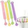 Toilet Lid Handle, Silicone Toilet Lifter with No-Touch Seat Lift, 4 Pack