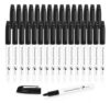 TomeLosise Permanent Markers, 30 Pack Black Fine Point Markers