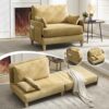 Torvex Sofa Bed, 3-in-1 Foldable Convertible Sleeper with 3 Pillows