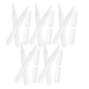 Totority 50pcs White Chalk Marker Pen for Whiteboard and Car Glass
