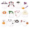 TOTUUYO Halloween Sticky Notes 12 Design Cute Boo Ghost Notepads Self-Adhesive November Festivals Supplies Themed Writing Funny Memo Pads for Office School - 240 Sheets