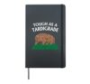 Touch As A Tardigrade I Tardigrade Water Bear Biology Hardcover Journal, Black