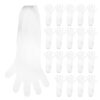 TOVINANNA Disposable Cpe Cleaning Long with 20pcs Plastic Gloves Sleeves