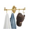 Towel Rack,Wall Mount Shelf with 4 Movable Hooks,16.5lbs Load,Towel Hanger