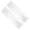 TOYANDONA 2pcs Adjustable Drawer Dividers Organizer for Office and Kitchen, Space Saving Ps Material with Long-lasting Use and Free Combination for Organizing Drawers