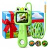 Toy Borescope Camera for Kids - STEM Science Educational Toy for 4 5 6 7 8 9 10 Years Old Kids Birthday Gift, 2.4‘’ Kid Scope Camera for Outdoor Adventures & Nature Discovery (Green)