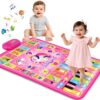 Toys for 1 Year Old Girl Gifts: 3 in 1 Alphabet Animal Piano Music Play Mat