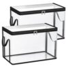 Toy Storage Organizer Box 2 Pcs Plush Dolls Organization Bins