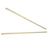 Toyvian 2pcs Solid Round Brass Rod 7.87 Inch Metal Bar for Science Experiment and Metal DIY Craft, Universal Compatibility, Excellent Conductivity, Suitable for Classroom Comparison