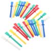 Toyvian 30pcs Ergonomic Abs Glue Spreader Sticks for Leather Craft and Oil Painting, Versatile DIY Adhesive Applicator for Artists and Enthusiasts, Precision Plastic Glue Sticks for Craft