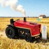 Tractor Aroma Diffuser 200ml,Aromatherapy Diffuser Cool Mist Ultrasonic Aroma Train Diffuser with Remote Control 2 Light 2 Mist Mode Auto Shut-Off for Bedroom Office Hotel（Red）